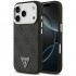 Оригинален кейс Guess 4G Triangle Metal Logo MagSafe, За iPhone 17 Pro Max (6.9), Черен