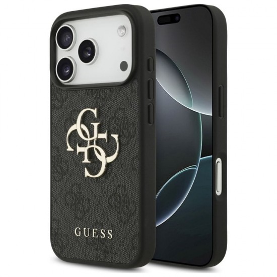 Оригинален кейс Guess Big 4G Logo Classic, За iPhone 17 Pro (6.3), Черен от Fonax.bg