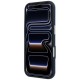 Оригинален кейс Guess Grained Big Resin Logo, за iPhone 18 Pro / 17 Pro, светлосин