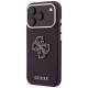 Оригинален кейс Guess Grained Big Resin Logo, за iPhone 18 Pro Max / 17 Pro Max, бордо