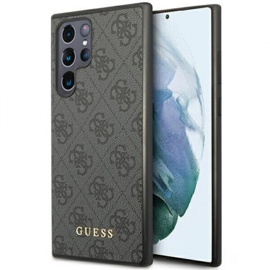 Оригинален кейс Guess HC 4G Metal Gold Logo, За Samsung Galaxy S24 Ultra (S928B), Черен от Fonax.bg