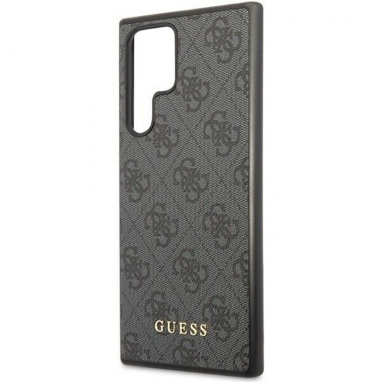 Оригинален кейс Guess HC 4G Metal Gold Logo, За Samsung Galaxy S24 Ultra (S928B), Черен от Fonax.bg