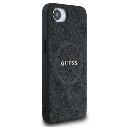 Оригинален кейс Guess HC MagSafe PU 4G Ring Classic Logo, За iPhone 16e, Черен от Fonax.bg