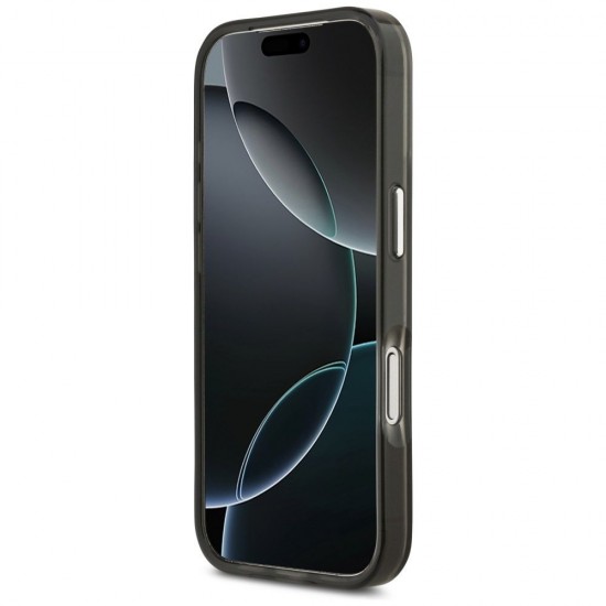 Оригинален кейс Guess IML Gradient Triangle Logo, За iPhone 17 Pro (6.3), Черен от Fonax.bg