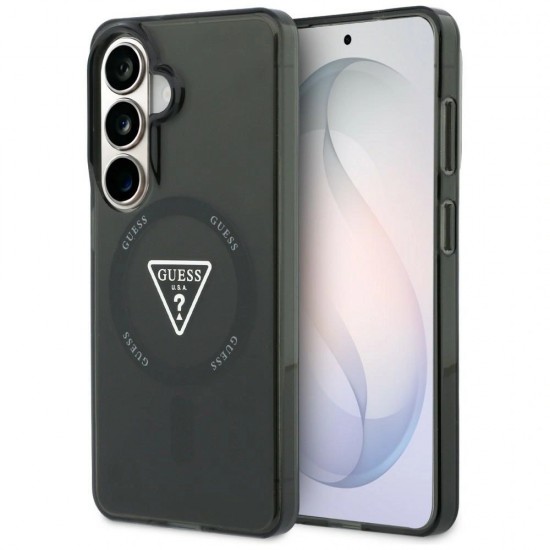 Оригинален кейс Guess IML Gradient Triangle MagSafe за Samsung Galaxy S26, черен от Fonax.bg