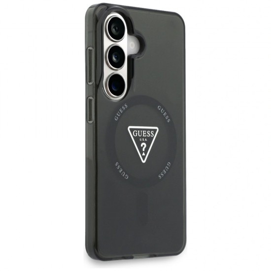 Оригинален кейс Guess IML Gradient Triangle MagSafe за Samsung Galaxy S26, черен от Fonax.bg