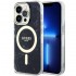 Оригинален кейс Guess Marble MagSafe, За iPhone 14 Pro Max (6.7), Черен