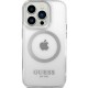 Оригинален кейс Guess Metal Outline Magsafe, За iPhone 14 Pro (6.1), Сребрист от Fonax.bg