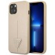 Оригинален кейс Guess Saffiano Triangle Logo, За iPhone 14 (6.1), Бежов от Fonax.bg