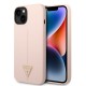 Оригинален кейс Guess Silicone Triangle, За iPhone 14 (6.1), Розов от Fonax.bg