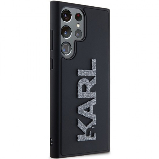 Оригинален кейс Karl Lagerfeld HC 3D Logo Glitter, За Samsung Galaxy S24 Ultra (S928B), Черен от Fonax.bg