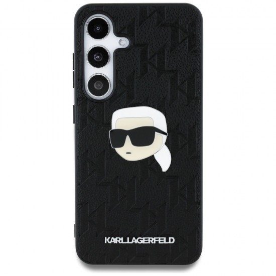 Оригинален кейс Karl Lagerfeld Monogram Pin Logo Karl Head, За Samsung Galaxy S25, Черен от Fonax.bg