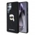 Оригинален кейс Karl Lagerfeld Monogram Pin Logo Karl Head, За Samsung Galaxy S25 Ultra, Черен