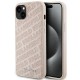 Оригинален кейс Karl Lagerfeld Quilted K Pattern, За iPhone 15 (6.1), Розов от Fonax.bg