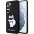 Оригинален кейс Karl Lagerfeld Saffiano Monogram Choupette, За Samsung Galaxy S23 Plus (S916B), Черен