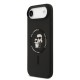 Оригинален кейс Karl Lagerfeld Silicone Double Heads And Circle MagSafe, За iPhone 17 Air (6.9), Черен от Fonax.bg