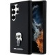 Оригинален кейс Karl Lagerfeld Silicone Ikonik Metal Pin, За Samsung Galaxy S24 Ultra (S928B), Черен от Fonax.bg