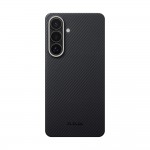 Оригинален кейс Pitaka Edge Case за Samsung Galaxy S26, черносив