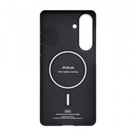 Оригинален кейс Pitaka Edge Case за Samsung Galaxy S26, черносив