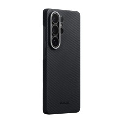 Оригинален кейс Pitaka Edge Case за Samsung Galaxy S26 Ultra, черносив