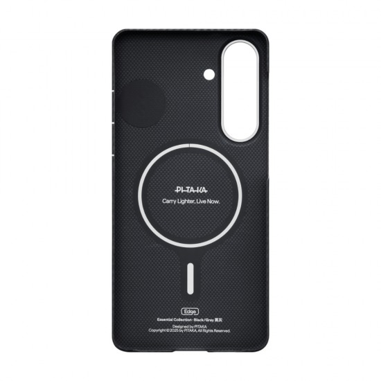 Оригинален кейс Pitaka Edge Case за Samsung Galaxy S26 Ultra, черносив