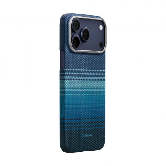 Оригинален кейс Pitaka Ultra-Slim Moonrise, За iPhone 17 Pro Max (6.9), Син