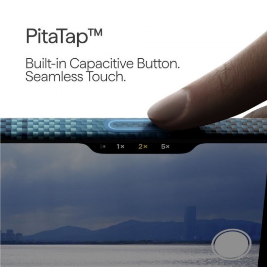 Оригинален кейс Pitaka Ultra-Slim Moonrise, За iPhone 17 Pro Max (6.9), Син