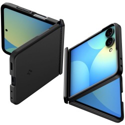 Оригинален кейс Spigen Air Fit Pro MagSafe, ЗаSamsung Galaxy Z Flip8, Черен