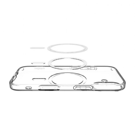 Оригинален кейс Spigen Liquid Crystal MagSafe, За iPhone 17 (6.3), Прозрачен