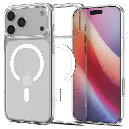 Оригинален кейс Spigen Liquid Crystal MagSafe, За iPhone 17 Pro (6.3), Прозрачен
