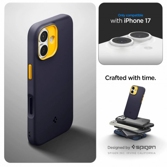 Оригинален кейс Spigen Nano Pop MagSafe, За iPhone 17 (6.3), Тъмносин от Fonax.bg