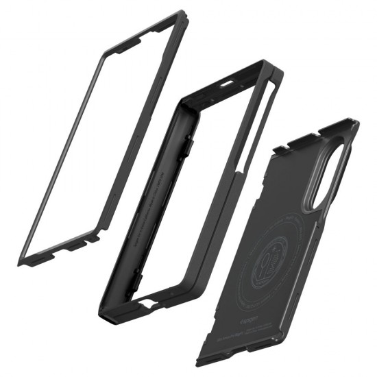 Оригинален кейс Spigen Slim Armor Pro MagSafe, За Samsung Galaxy Z Fold8, Черен