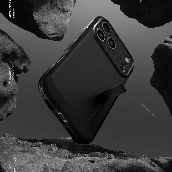 Оригинален кейс Spigen Tough Armor T Magsafe, За iPhone 17 Pro Max (6.9), Черен от Fonax.bg