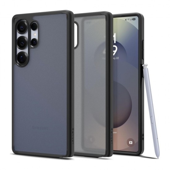 Оригинален кейс Spigen Ultra Hybrid, За Samsung Galaxy S25 Ultra, Черен от Fonax.bg