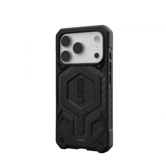 Оригинален кейс UAG Monarch Pro Carbon Fiber, За iPhone 17 Pro (6.3), Черен от Fonax.bg