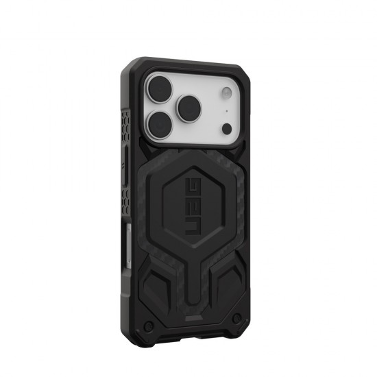Оригинален кейс UAG Monarch Pro Carbon Fiber, За iPhone 17 Pro (6.3), Черен от Fonax.bg