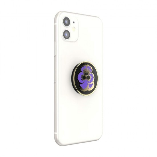 Оригинален попсокет PopSockets® PopGrip Premium Enamel Flowering Iris, Многоцветен от Fonax.bg