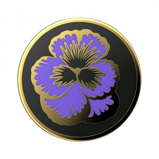 Оригинален попсокет PopSockets® PopGrip Premium Enamel Flowering Iris, Многоцветен от Fonax.bg