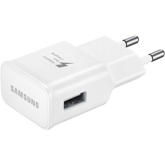 Оригинално зарядно устройство Samsung TA200NWE 15W USB, 220V Fast Charging в плик, Бял от Fonax.bg