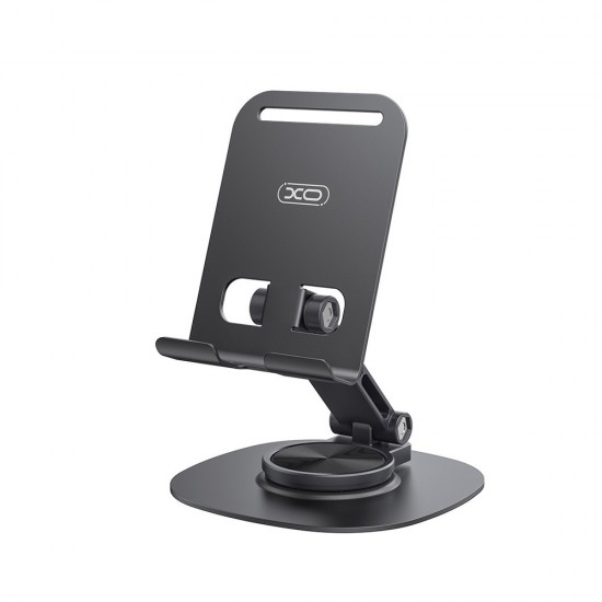 Поставка за бюро XO C151 въртяща се 360, черна