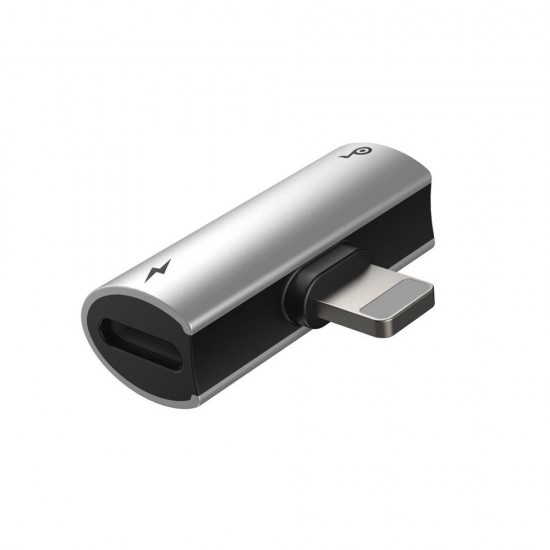 Адаптер Baseus L46, Lightning към 2 x Lightning, Сребрист от Fonax.bg