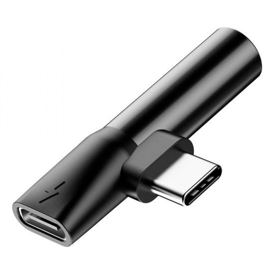 Адаптер Baseus L41, Type C към Type C и 3.5мм, Черен от Fonax.bg