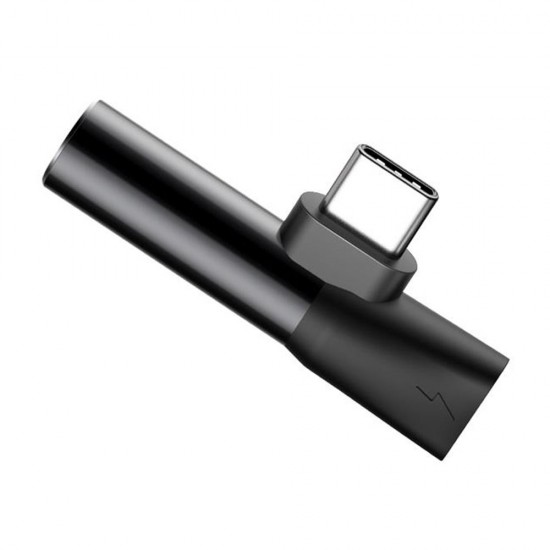 Адаптер Baseus L41, Type C към Type C и 3.5мм, Черен от Fonax.bg