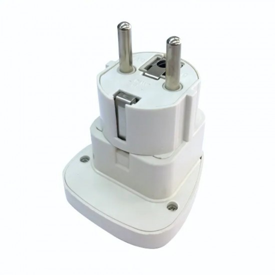 Преходник MBX Plug Adapter UK / US to Europe, в плик, Бял от Fonax.bg