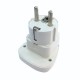 Преходник MBX Plug Adapter UK / US to Europe, в плик, Бял от Fonax.bg