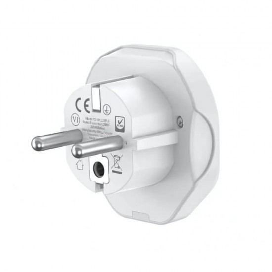 Преходник XO Plug Adapter WL23, UK / US to Europe, Бял от Fonax.bg