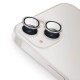 Стъклен протектор с метални рингове за задна камера MBX за Apple iPhone 14, 14 Plus, Сребрист от Fonax.bg