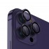 Протектор задна камера метални рингове MBX за iPhone 14 Pro, 14 Pro Max, Лилав