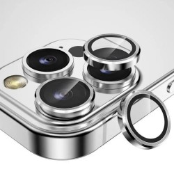 Протектор задна камера метални рингове MBX за iPhone 14 Pro, 14 Pro Max, Сребрист