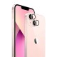 Стъклен протектор с метални рингове за задна камера MBX за Apple iPhone 15, 15 Plus, Розов от Fonax.bg